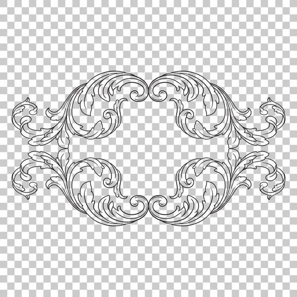 Ornament in baroque style.