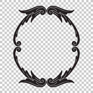 Süsleme Barok tarzda izole