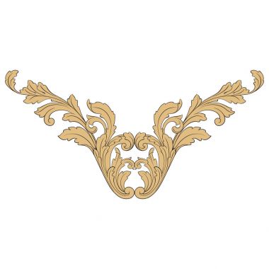 Barok vektör vintage öğeler