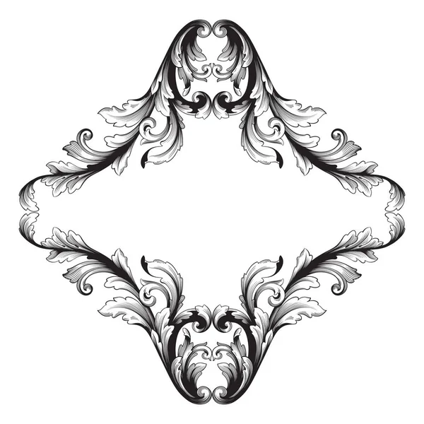 Barok vektör vintage öğeler