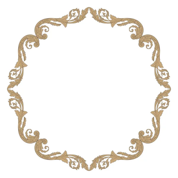 Süsleme vintage Barok vektör