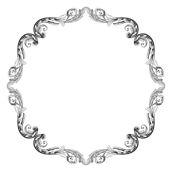Ornement vintage baroque vecteur — Image vectorielle