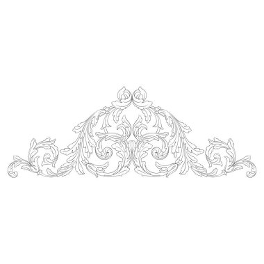 Barok vektör vintage öğeler