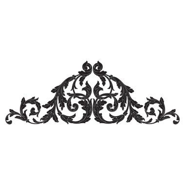 Barok vektör vintage öğeler