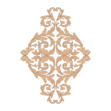 Barok vektör vintage öğeler