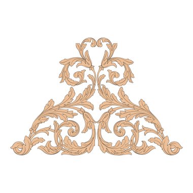 Barok vektör vintage öğeler