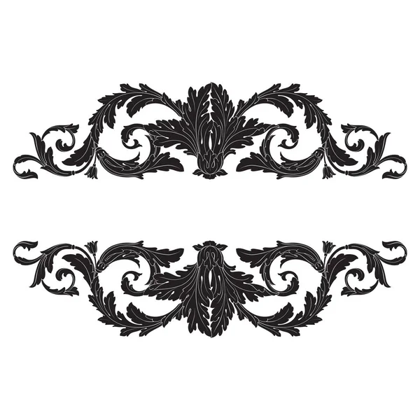 Vektor barocker Ornamente — Stockvektor