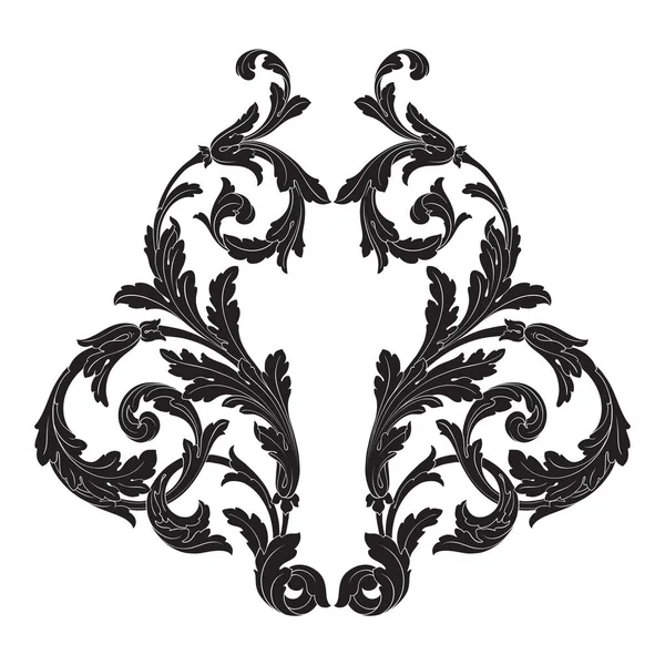 Barok vektör vintage öğeler