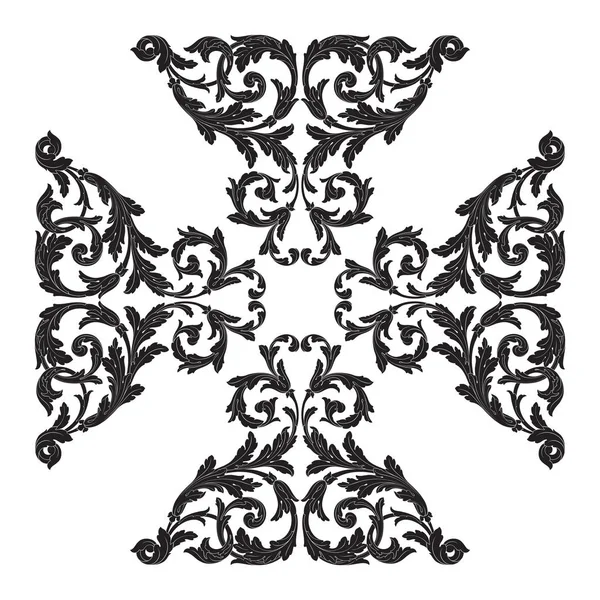 Barok vektör vintage öğeler
