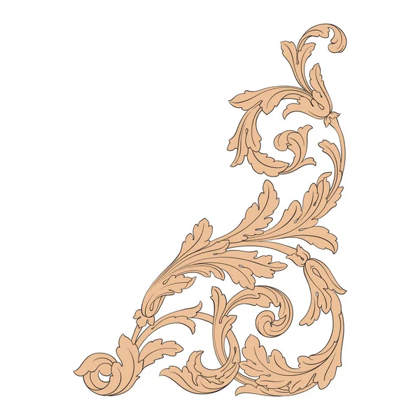 Barok vektör vintage öğeler