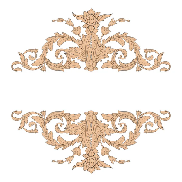Vektor barocker Ornamente — Stockvektor