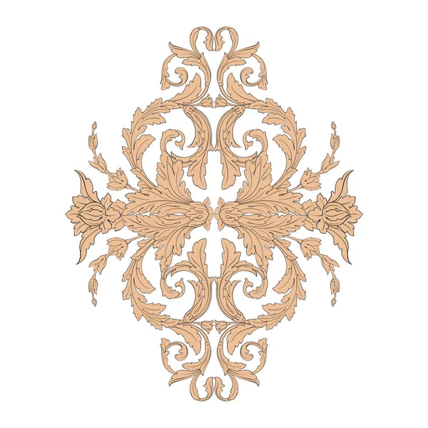 ヴィンテージ バロック装飾のベクトル — ストックベクタ