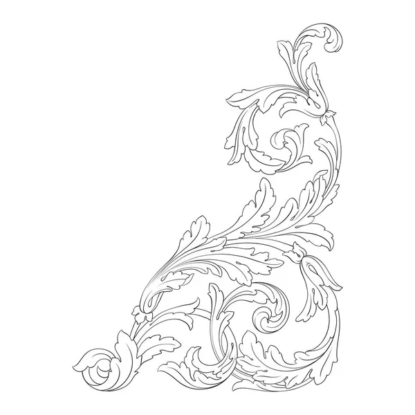 Barok vektör vintage öğeler