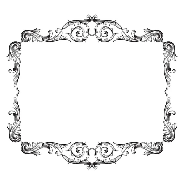 Vintage Barok süsleme öğesi