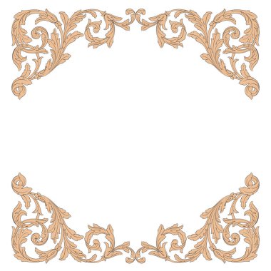 Vektör sayfa süsleri