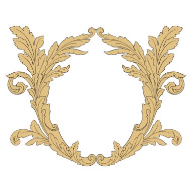 Barok vektör vintage öğeler