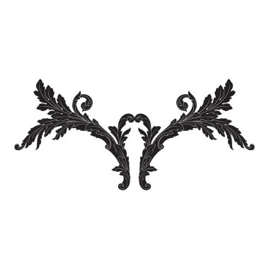 Barok vektör vintage öğeler