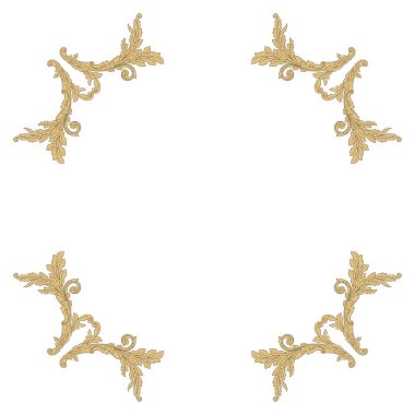 Barok vektör vintage öğeler