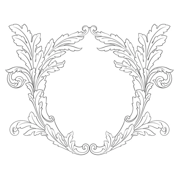 Barok vektör vintage öğeler