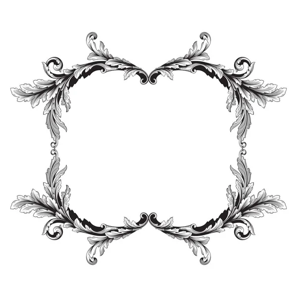 Barok vektör vintage öğeler