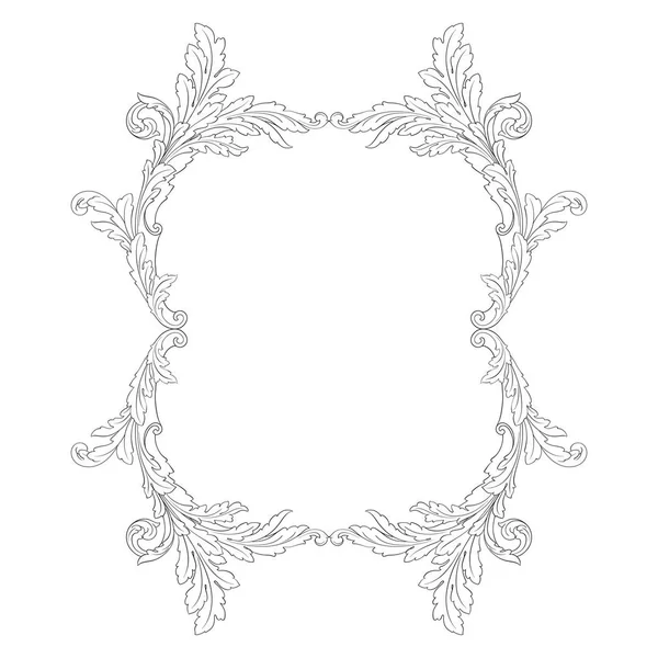 Barok vektör vintage öğeler