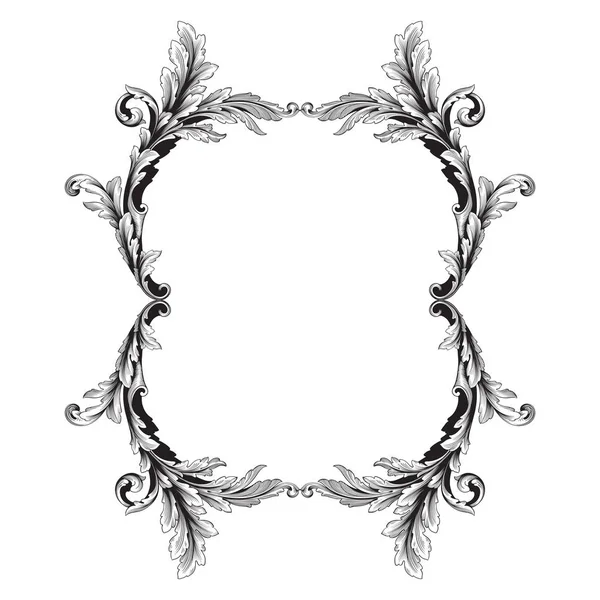 Barok vektör vintage öğeler