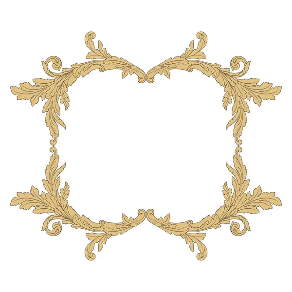 Barok vektör vintage öğeler