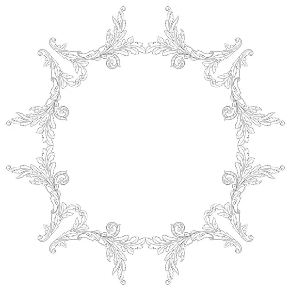 Barok vektör vintage öğeler