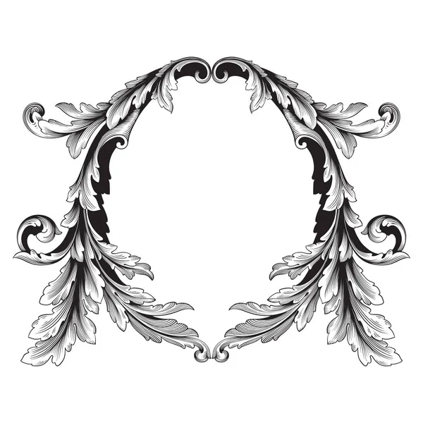 Barok vektör vintage öğeler