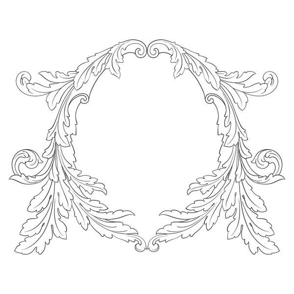 Barok vektör vintage öğeler