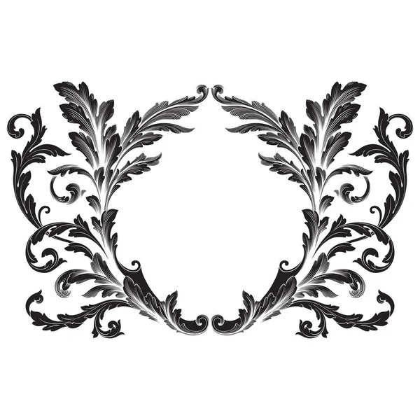 Ornament vektor barokní — Stockový vektor