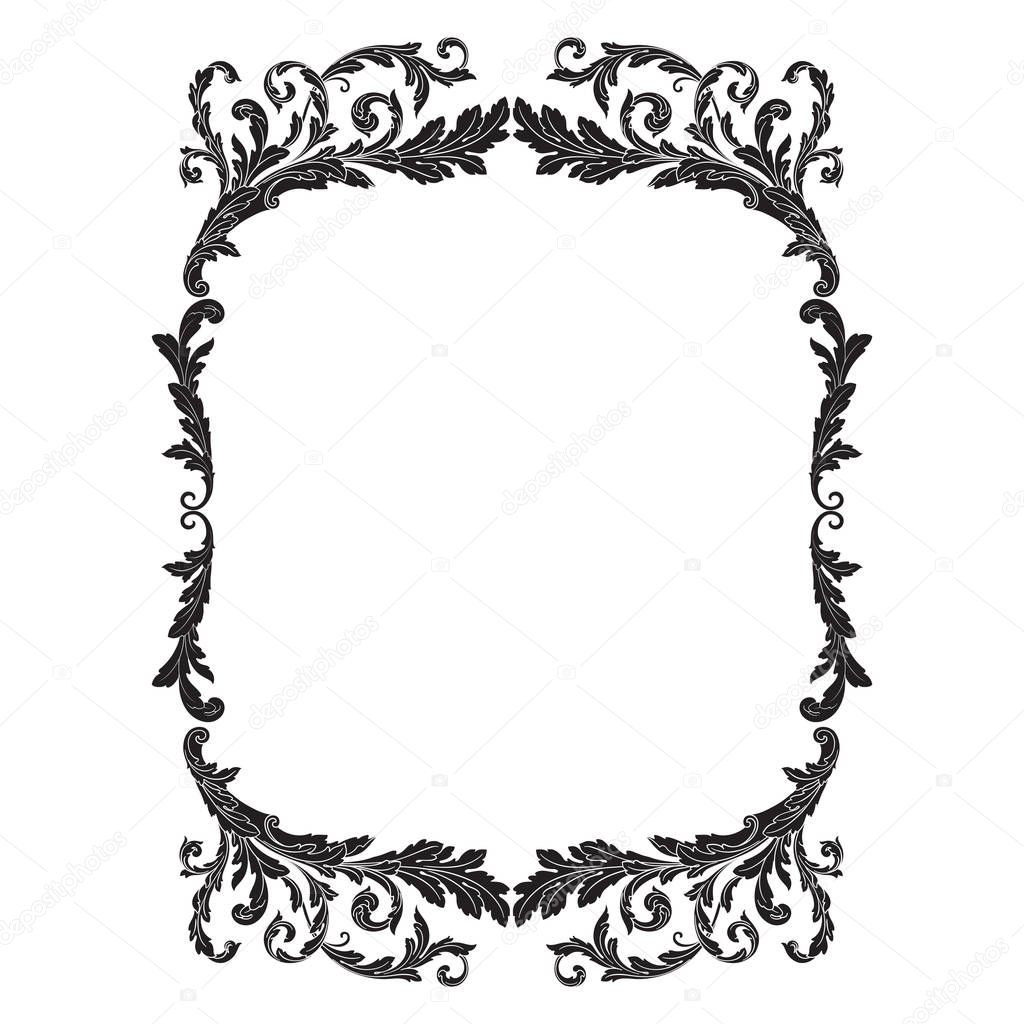 Ornament frame, border