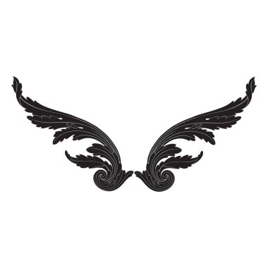 Telkari Barok stilde süsleme vektör