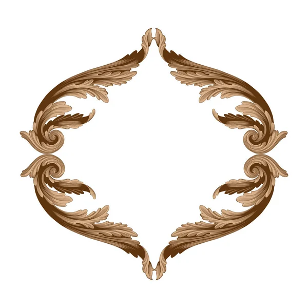 Telkari için Barok tarzında Vintage süsleme vektör 