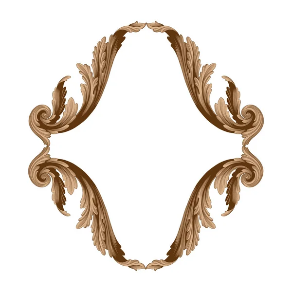 Telkari için Barok tarzında Vintage süsleme vektör 