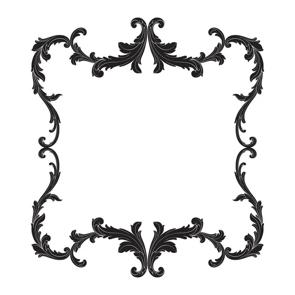 Baroque d'éléments vintage pour le design . — Image vectorielle