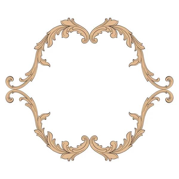 Baroque d'éléments vintage pour le design . — Image vectorielle