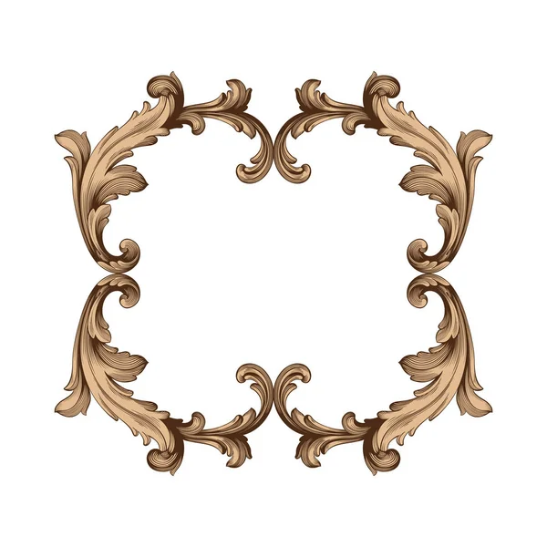 Vecteur baroque d'éléments vintage pour le design . — Image vectorielle