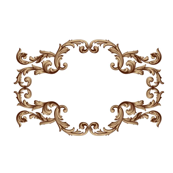 Vecteur baroque d'éléments vintage pour le design . — Image vectorielle