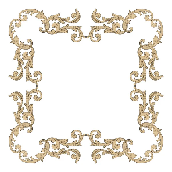 Vecteur baroque d'éléments vintage pour le design . — Image vectorielle