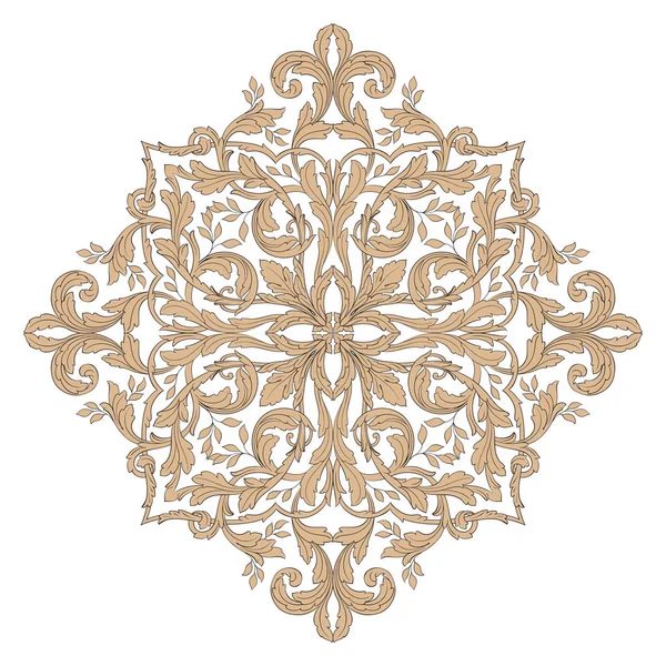 Tasarım için vintage elementlerin vektör barok 'u. 