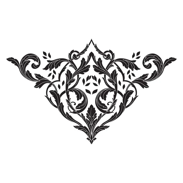 Tasarım için vintage elementlerin vektör barok 'u. 