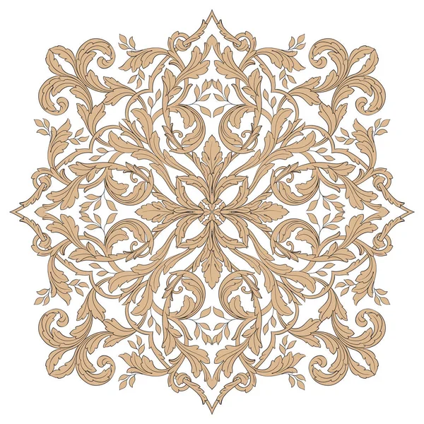 Tasarım için vintage elementlerin vektör barok 'u. 