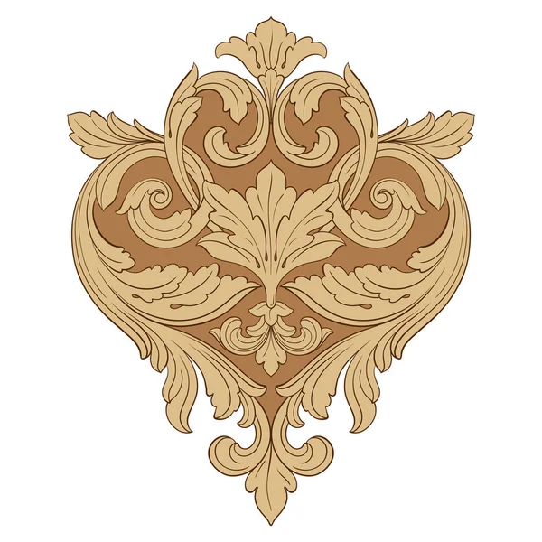 Tasarım için vintage elementlerin vektör barok 'u. 