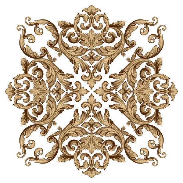 Vecteur baroque d'éléments vintage pour le design . — Image vectorielle