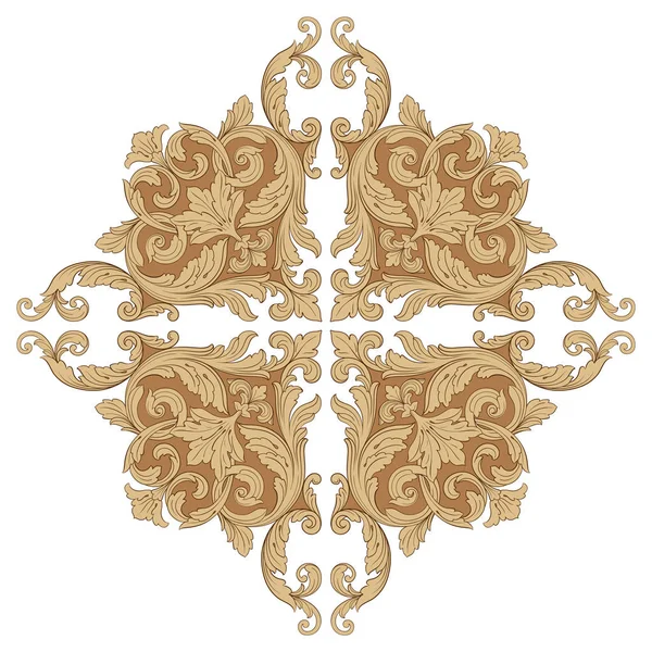 Vecteur baroque d'éléments vintage pour le design . — Image vectorielle