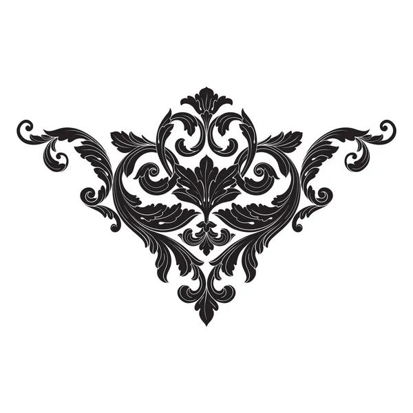 Tasarım için vintage elementlerin vektör barok 'u. 