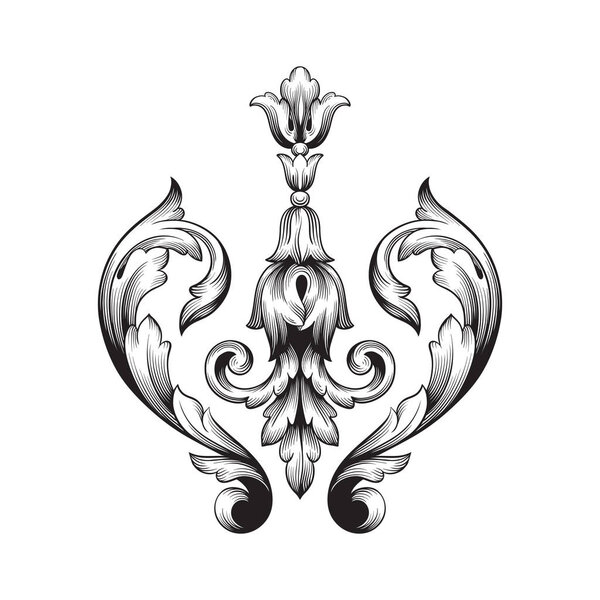 Классический барочный орамент
