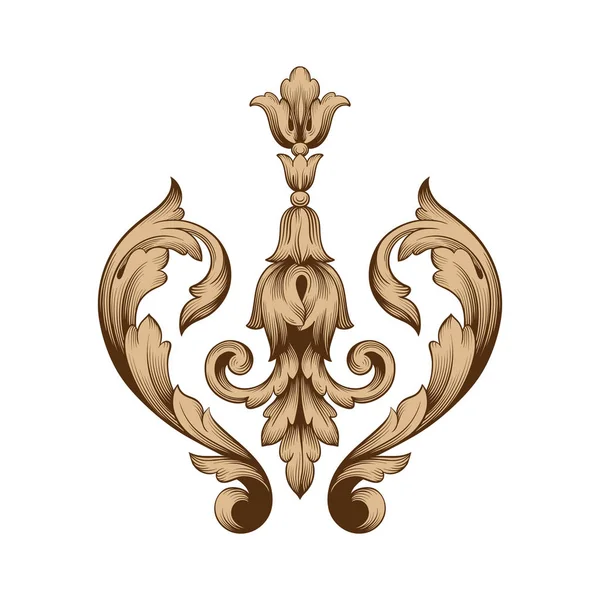 Ornament des klassischen Barock — Stockvektor