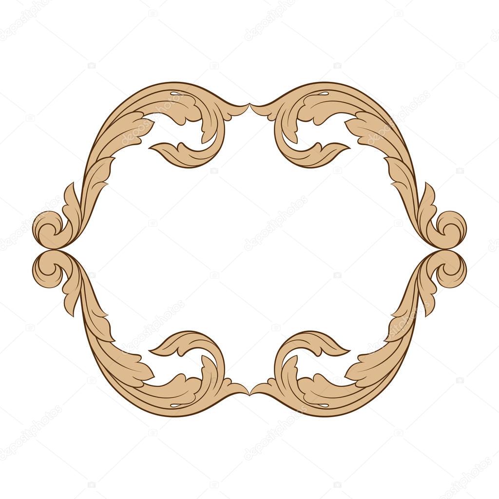 Classical baroque vector 